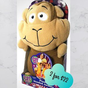 NWOT 2/$32 Kids Jacket Pack-it Pets Monkey Med
